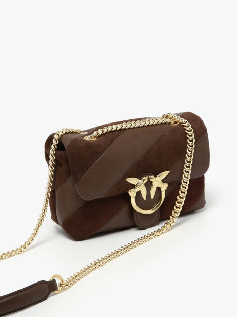 Cross Body Tas Love Bag Puff Pinko Bruin love bag puff A2JY ander zicht 2